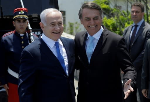 Israel's Prime Minister Benjamin Netanyahu and Boslonaro have talked up their budding "brotherhood"