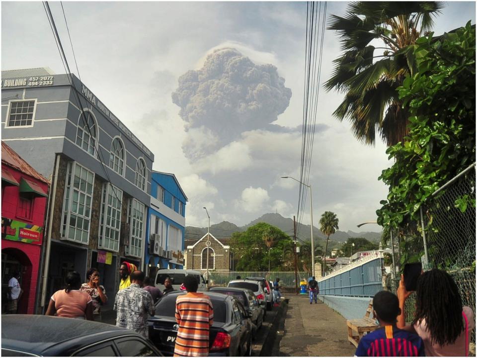 St Vincent volcano eruption 2
