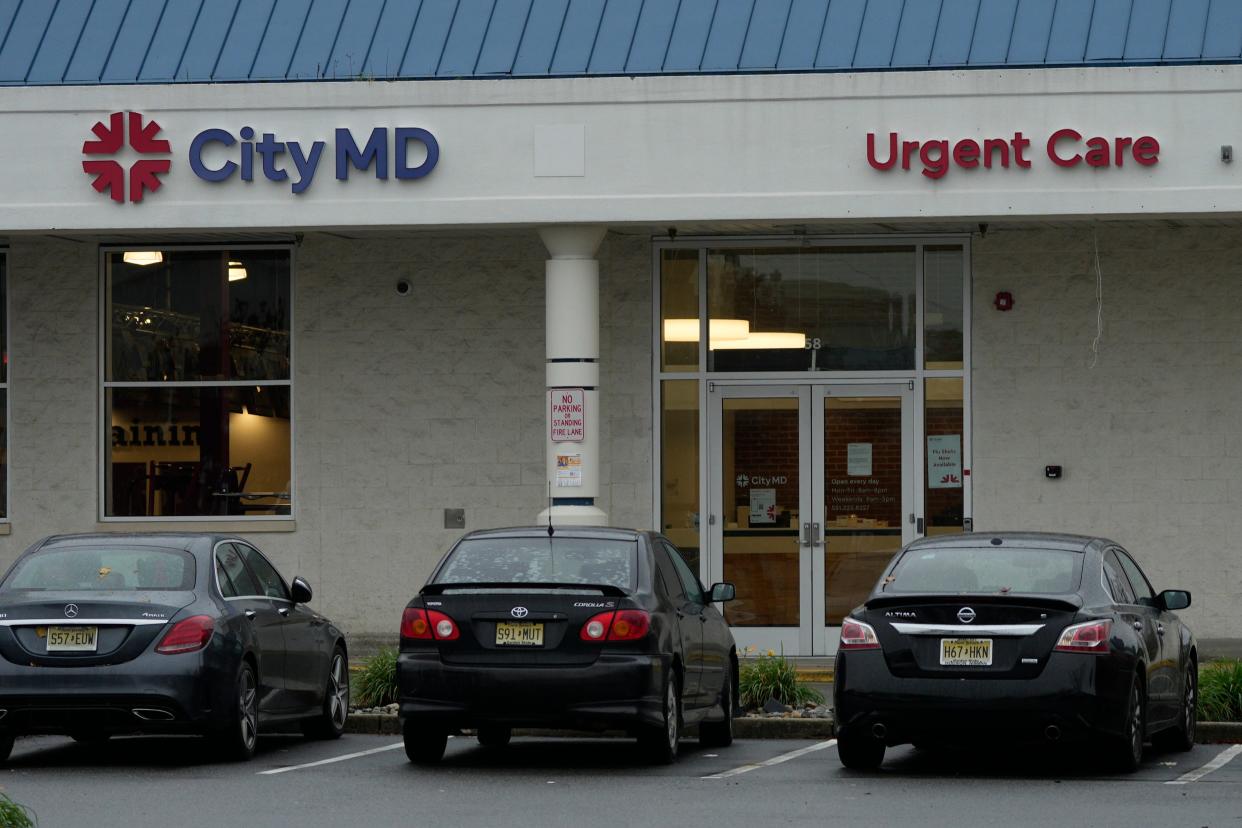 City MD an urgent care clinic on Broadway in Elmwood Park, NJ on Monday Oct. 30, 2023.