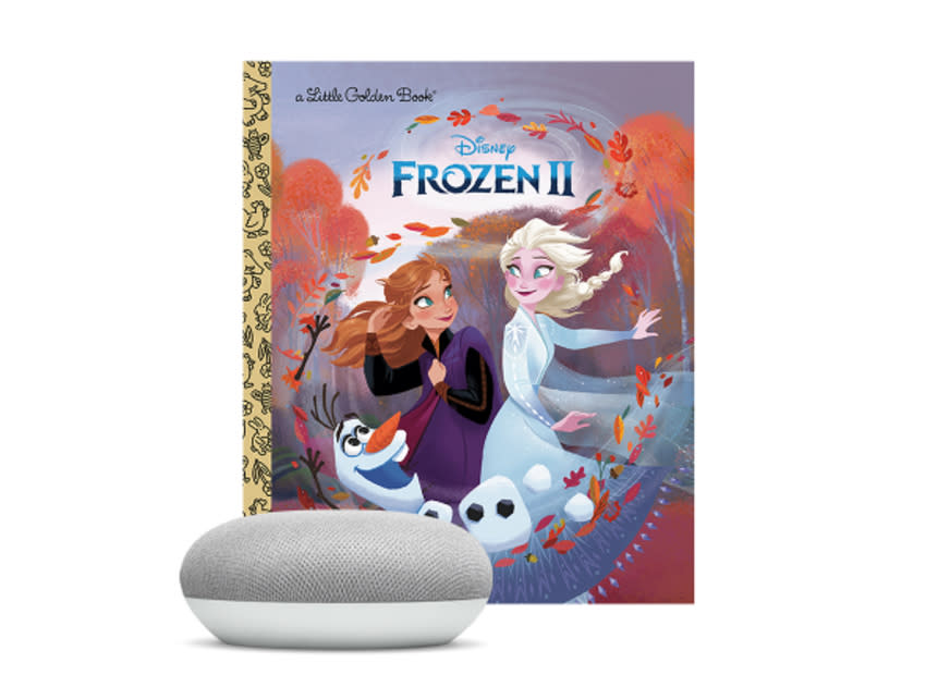 Google Home Mini takes story time to new musical heights. (Photo: Walmart)