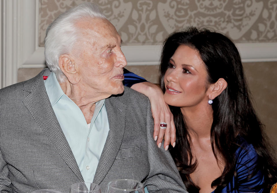 Kirk Douglas and Catherine Zeta-Jones