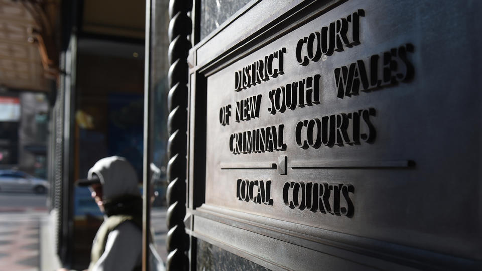 Photo shows the front of the Downing Centre District Court of NSW in Sydney.