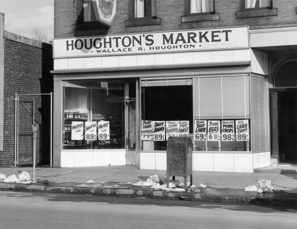 The original owner of Houghton's Market ran a store in West Boylston. The business moved to Worcester after the West Boylston land was taken for the construction of Wachusett Reservoir.