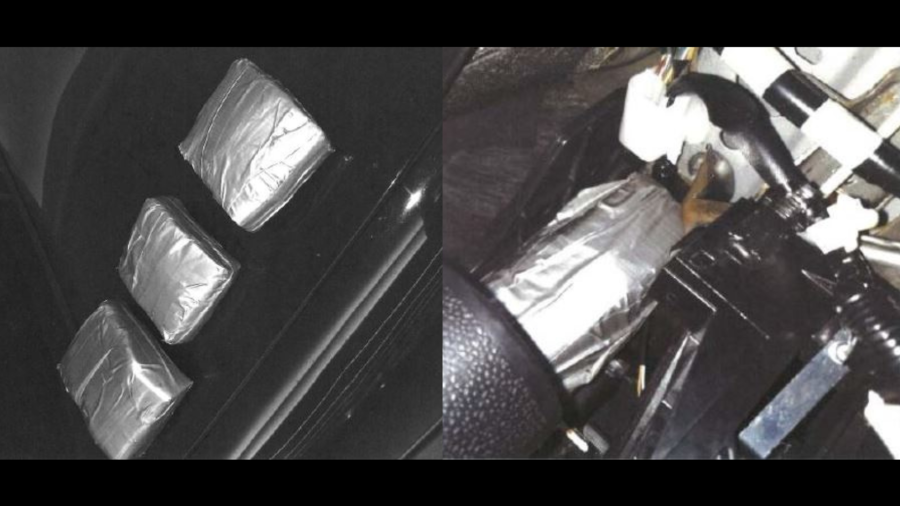 Modifications made to "trap cars" used by a drug trafficking ring to transport narcotics from Mexico to the United States. (U.S. Attorney's Office)