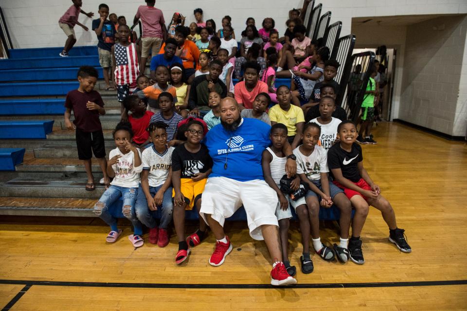 Nick Rankins poses for a photo during Day for Kids at the Boys and Girls Club in Montgomery, Ala., on Friday, July 26, 2019.