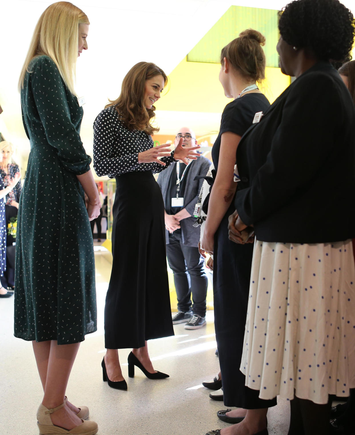 The Duchess of Cambridge meets the Southwark Family Nurse Partnership team during a visit to Sunshine House Children and Young People's Health and Development Centre [Photo: PA]