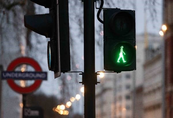 Green woman signals have appeared at more than 20 crossingsTfL