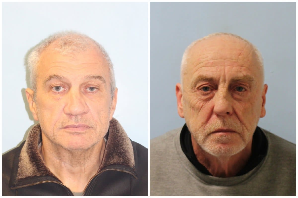 Christopher Zietek, 67, (L) and Anthony Beard, 61 (National Crime Agency)