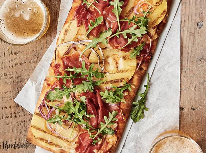 Cheater's Prosciutto Hawaiian Pizza