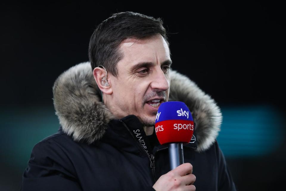 Gary Neville had his say on Chelsea’s performance after the match (PA Archive)