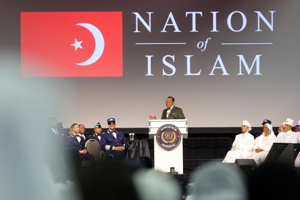 Thousands of Nation of Islam members attended a speech of Minister Louis Farrakhan during Saviours' Day on Sunday, Feb. 23, 2020 at what was then the TCF Center in Detroit.