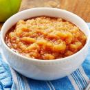 <p>No standing over the stove and stirring with this insanely easy applesauce! We like ours on the less-sweet side, but if you're finding yours a little too tart, you can always stir in more sugar after they've been cooked. </p><p>Get the <a href="https://www.delish.com/uk/cooking/recipes/a33120665/instant-pot-applesauce-recipe/" rel="nofollow noopener" target="_blank" data-ylk="slk:Instant Pot Applesauce;elm:context_link;itc:0;sec:content-canvas" class="link ">Instant Pot Applesauce</a> recipe. </p>