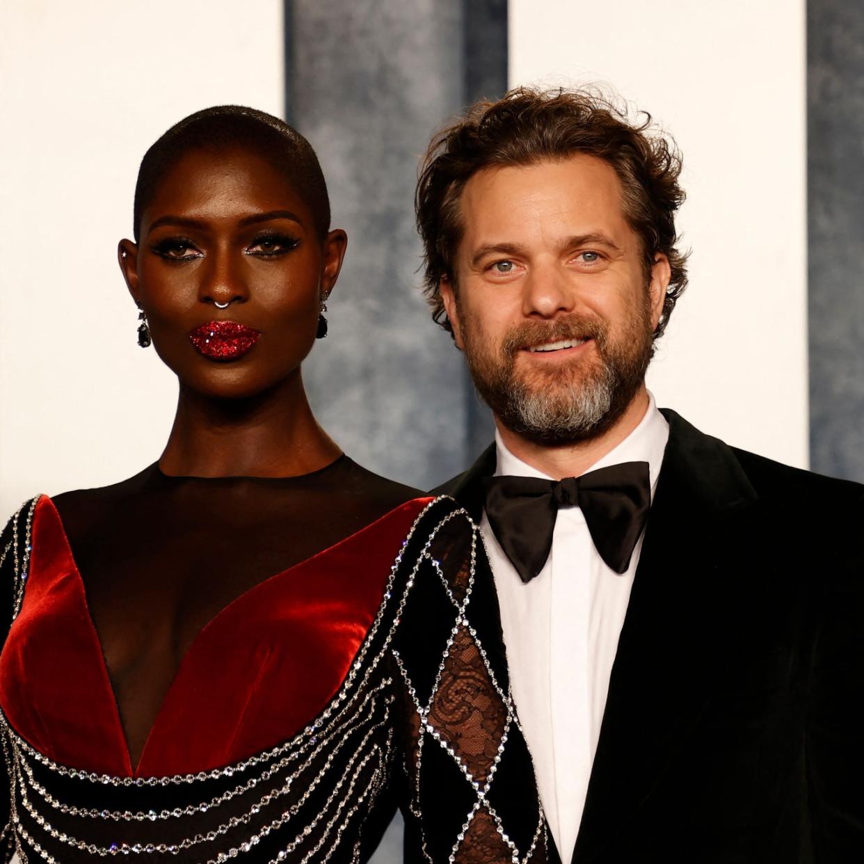  Jodie Turner-Smith and Joshua Jackson at an event. 