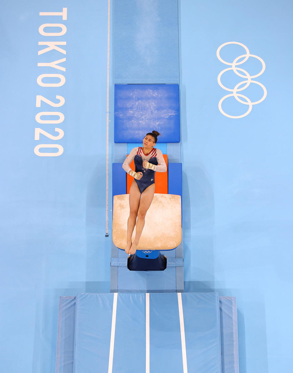 <p>When asked <a href="https://people.com/sports/tokyo-olympics-sunisa-lee-didnt-think-she-could-win-gold-gymnastics-all-around/" rel="nofollow noopener" target="_blank" data-ylk="slk:what made her consider quitting the sport;elm:context_link;itc:0;sec:content-canvas" class="link ">what made her consider quitting the sport</a>, Lee shared that the pandemic played a large role.</p> <p>"Quarantine, for sure, and then when I broke my foot [were times I thought of quitting], because it wasn't getting any better and it just felt like I wasn't ever going to be able to make it to the Olympics," she said.</p>