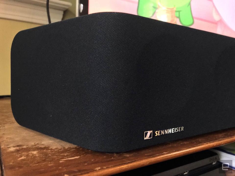 Sennheiser crammed it's Ambeo 3D audio tech inside a massive and powerful soundbar.