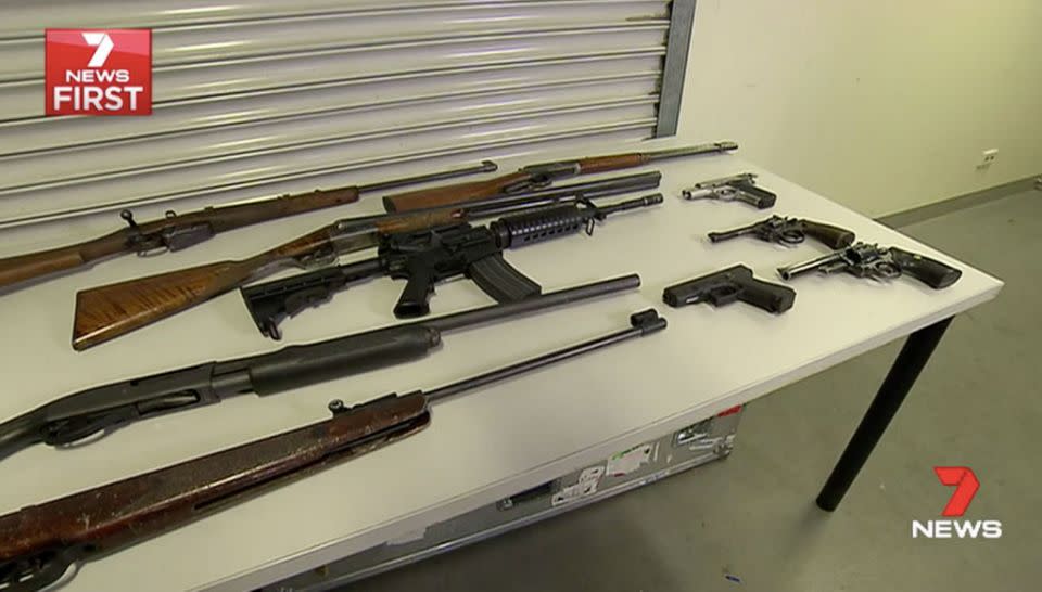 These guns may have been used in robberies or even murders. Source: 7 News