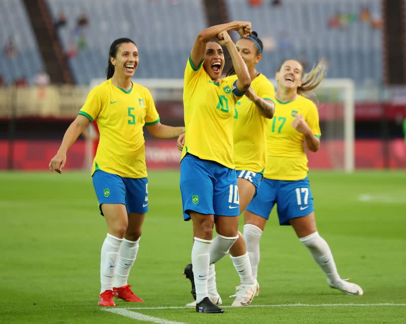 Soccer Football - Women - Group F - China v Brazil