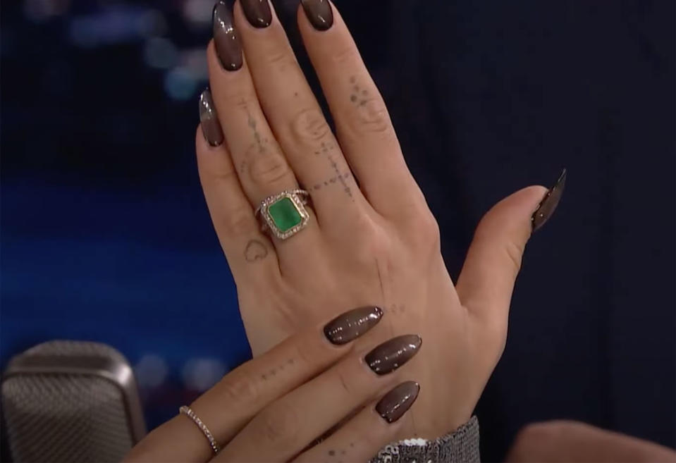 Rita Orta's ring (Tonight Show / via Youtube)