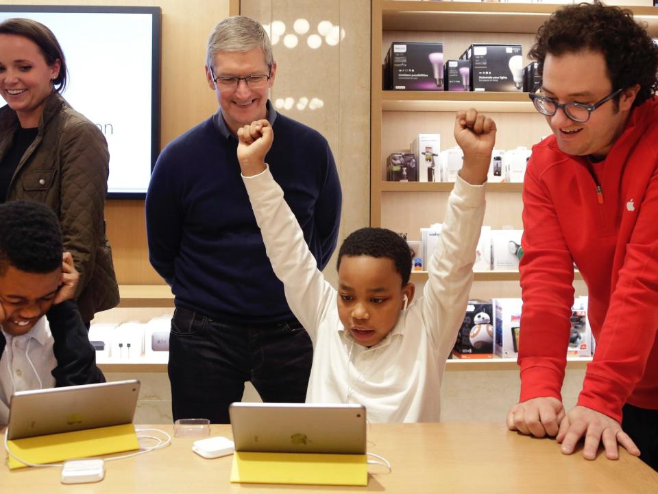 tim cook kids