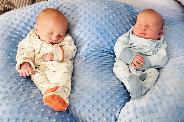 <p>Courtesy of Matthew and Alicia Jackson</p> Twins Walker and Wyatt