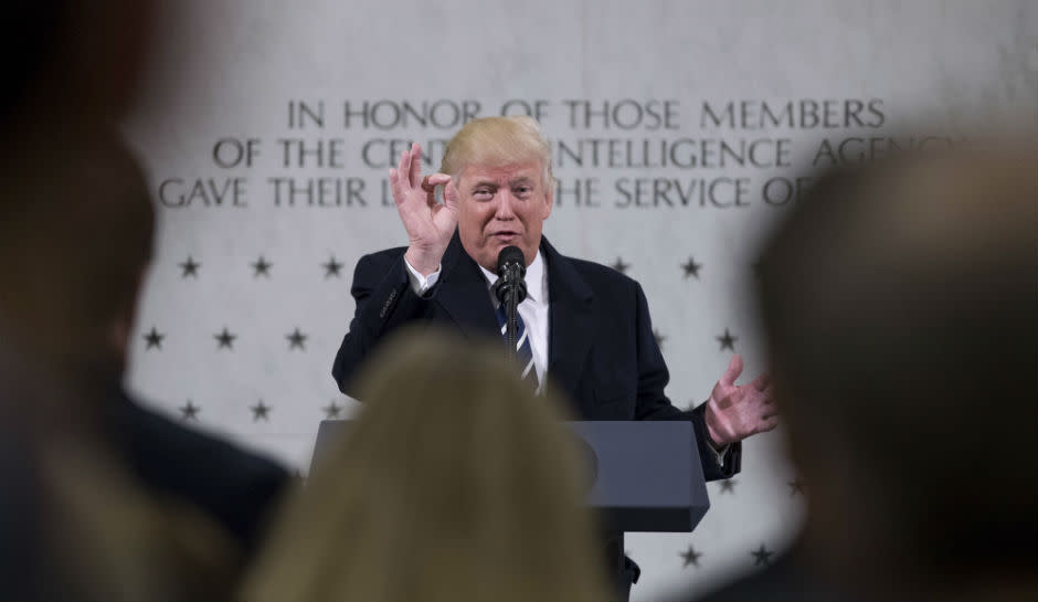 Donald Trump Visits The CIA In Order To Mend Their Relationship