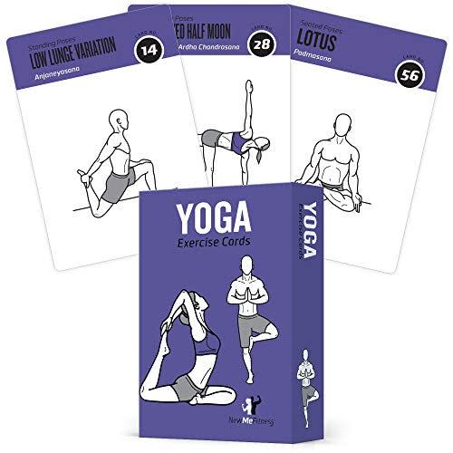 41) NewMe Fitness Yoga Pose Workout Cards