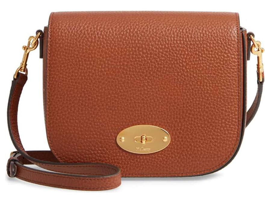 Mulberry Red Small Darley Leather Crossbody Bag Pony-style