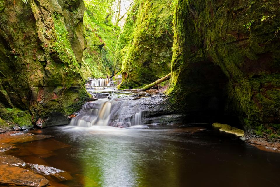 Devil's Pulpit in Scotland