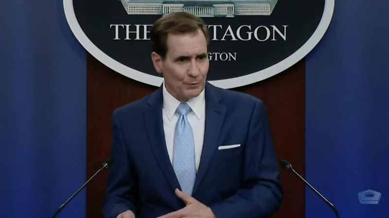 白宮國安發言人柯比（John Kirby）。   圖：翻攝自推特：Department of Defense