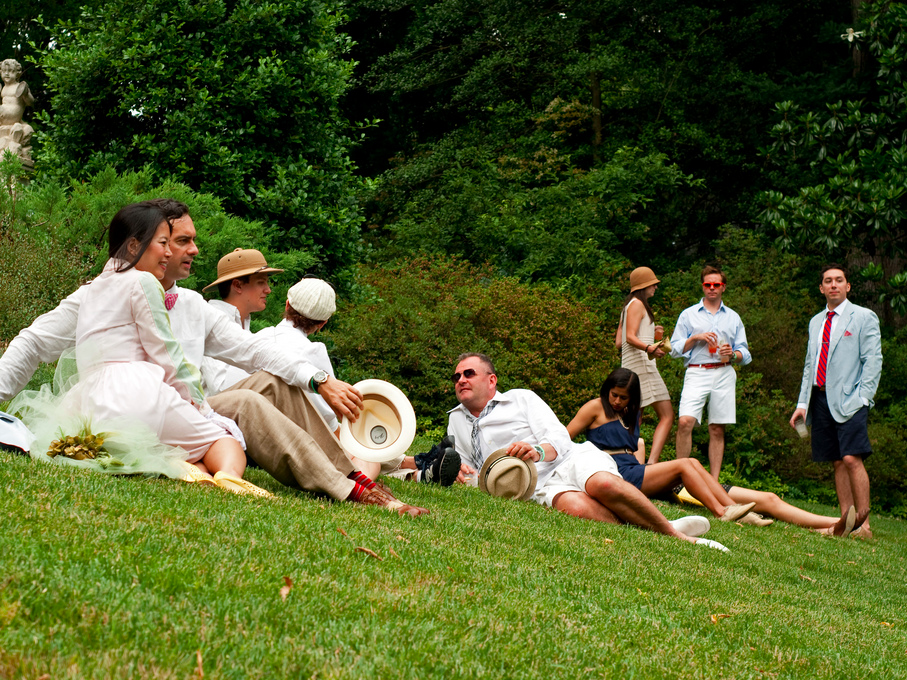 rich people lawn croquet