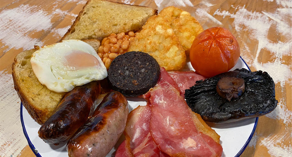 Full English with hash browns. (Getty Images)