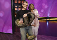 <p><em>Animal Control</em>'s <a href="https://people.com/parents/joel-mchale-sons-eddie-isaac-fatherhood/" rel="nofollow noopener" target="_blank" data-ylk="slk:Joel McHale;elm:context_link;itc:0;sec:content-canvas" class="link ">Joel McHale</a> brings a scaly friend along for an appearance on <a href="https://people.com/tag/jennifer-hudson/" rel="nofollow noopener" target="_blank" data-ylk="slk:Jennifer Hudson;elm:context_link;itc:0;sec:content-canvas" class="link ">Jennifer Hudson</a>'s talk show in Los Angeles on Feb. 27.</p>