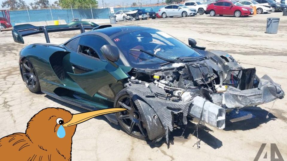 Totaled McLaren Senna Is Looking for Another YouTuber to Crash It Again photo