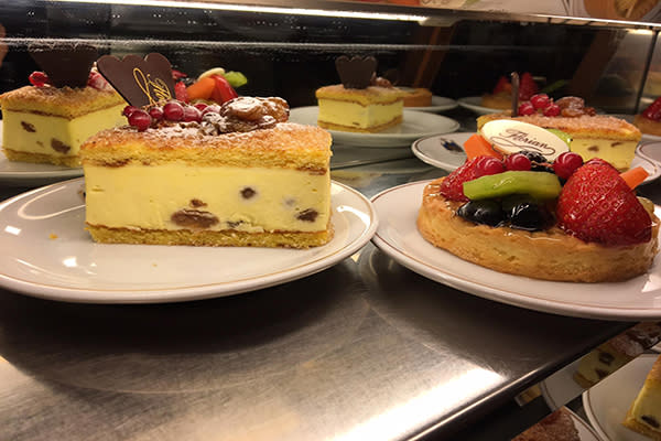 弗洛里安咖啡館也有許多美味的甜點 (圖片來源／Caffè Florian)