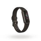 <p>Product render of Fitbit Luxe 3QTR view, in Black and Graphite.</p> 