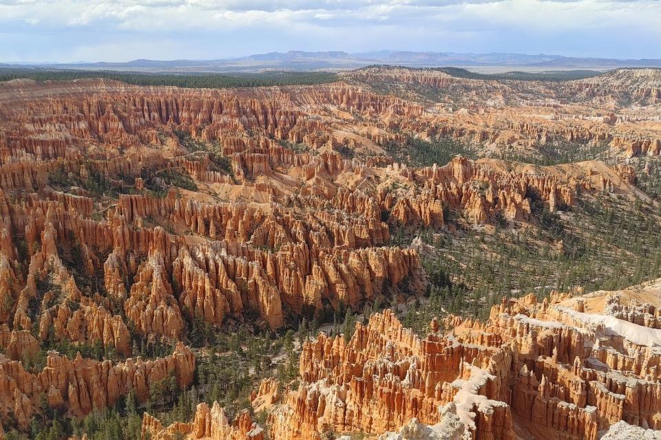 The view from Bryce Point in Bryce Canyon National Park, Utah.