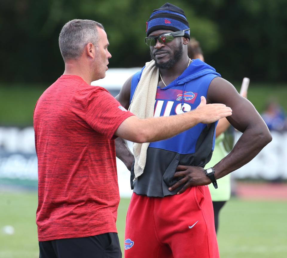 Brandon Beane really had no choice because Tre'Davious White just isn't ready to play so he had to go on PUP.