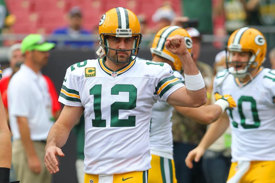 Aaron Rodgers at Green Bay Packers.