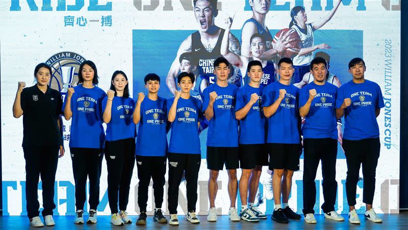 瓊斯盃台灣藍隊男女籃代表。（圖／籃球協會提供）