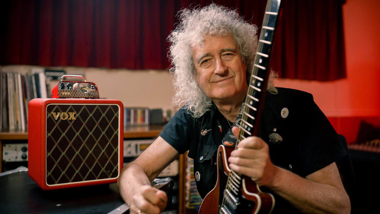 Brian May with Vox MV50 