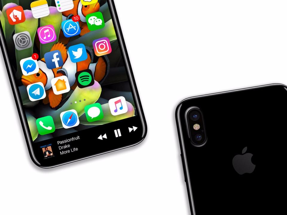 iPhone 8 function area