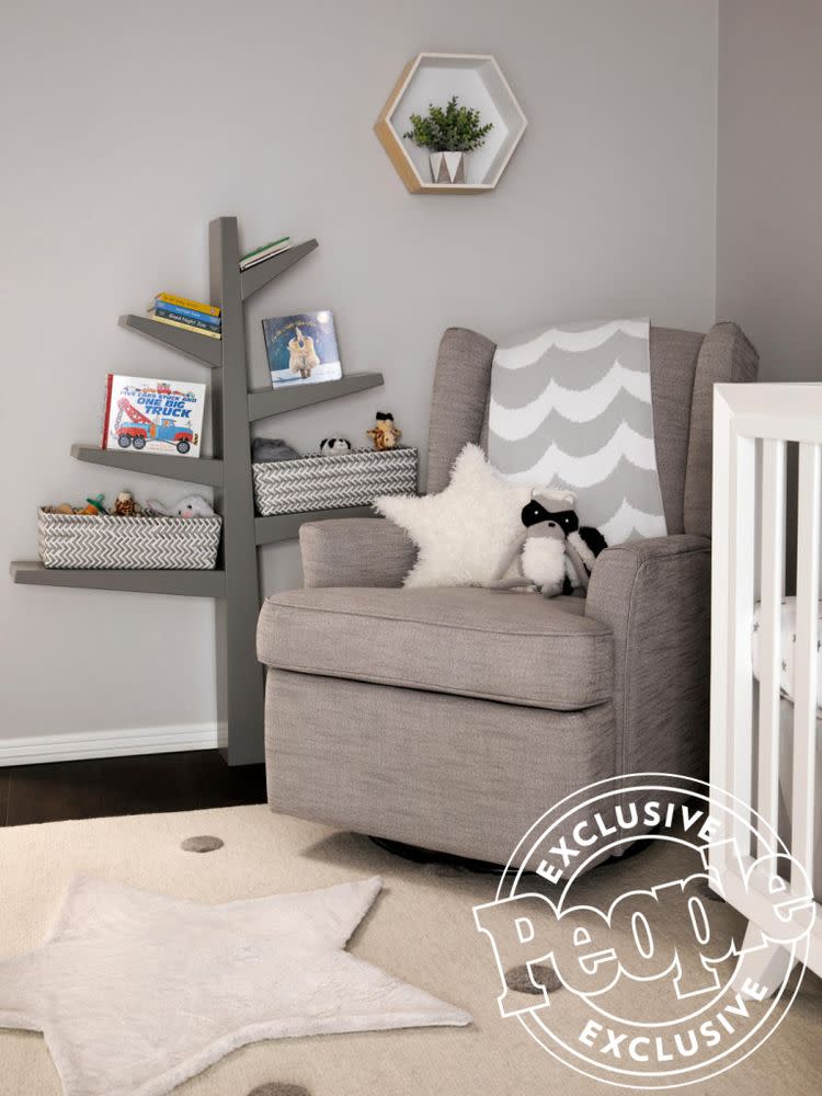 DJ's nursery designed by Sparks' cousin and interior designer Laura Wiedmann