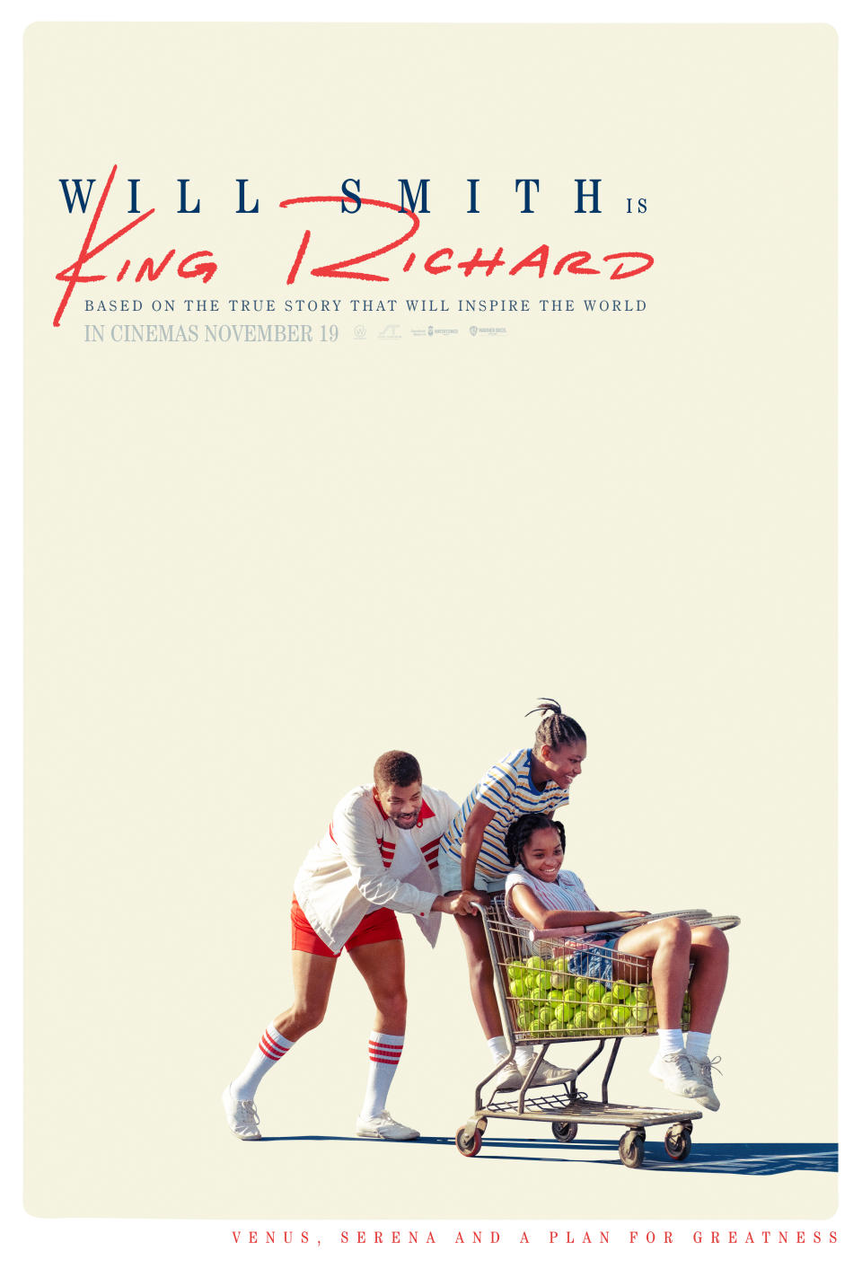 The UK poster for King Richard (Warner Bros.)