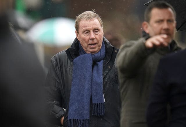 Harry Redknapp in the parade ring before the Glenfarclas Chase
