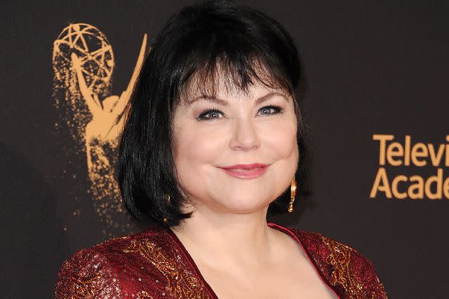 <p>Jason LaVeris/FilmMagic</p> Delta Burke in 2017