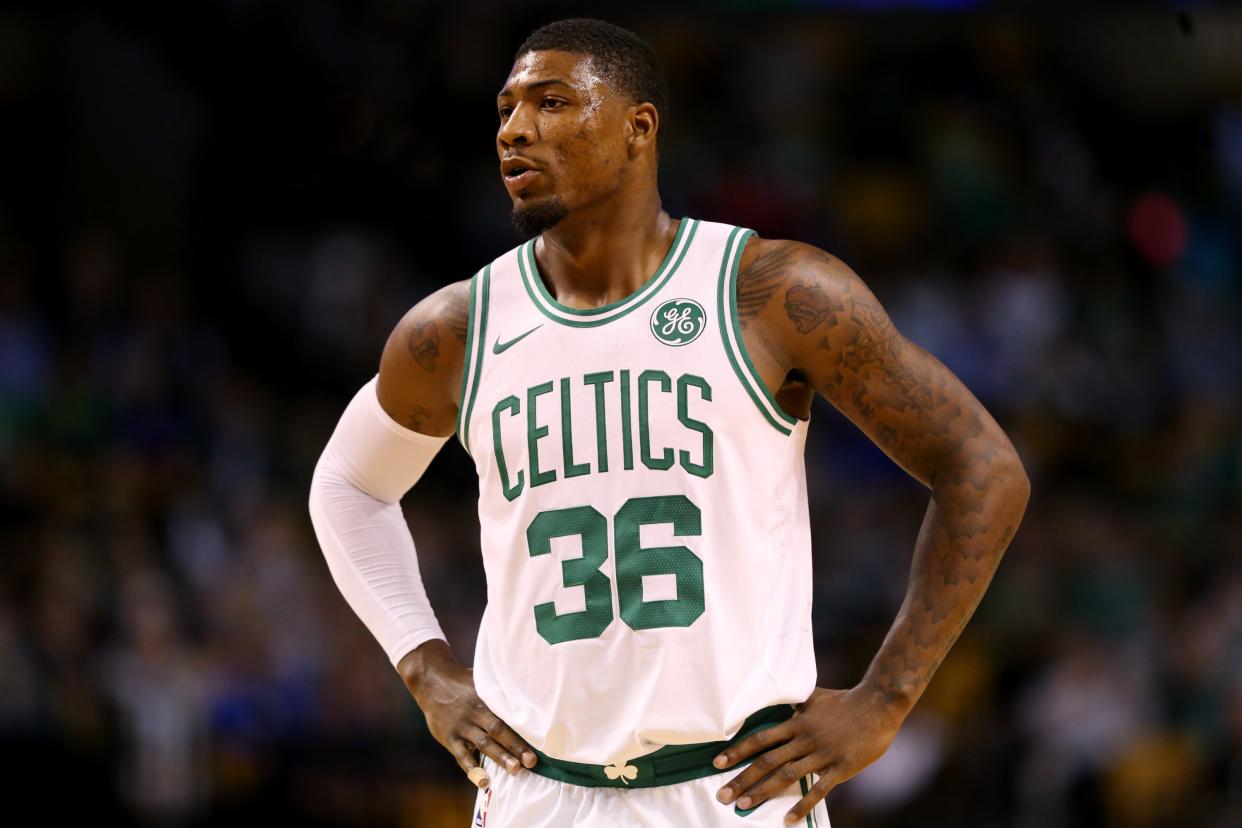 Marcus Smart is in his fourth year with the Celtics. (Getty Images)