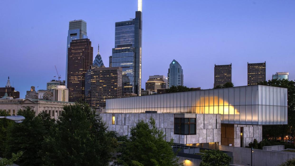 barnes foundation building looking south july 9, 2018, in philadelphia photo by michael perez