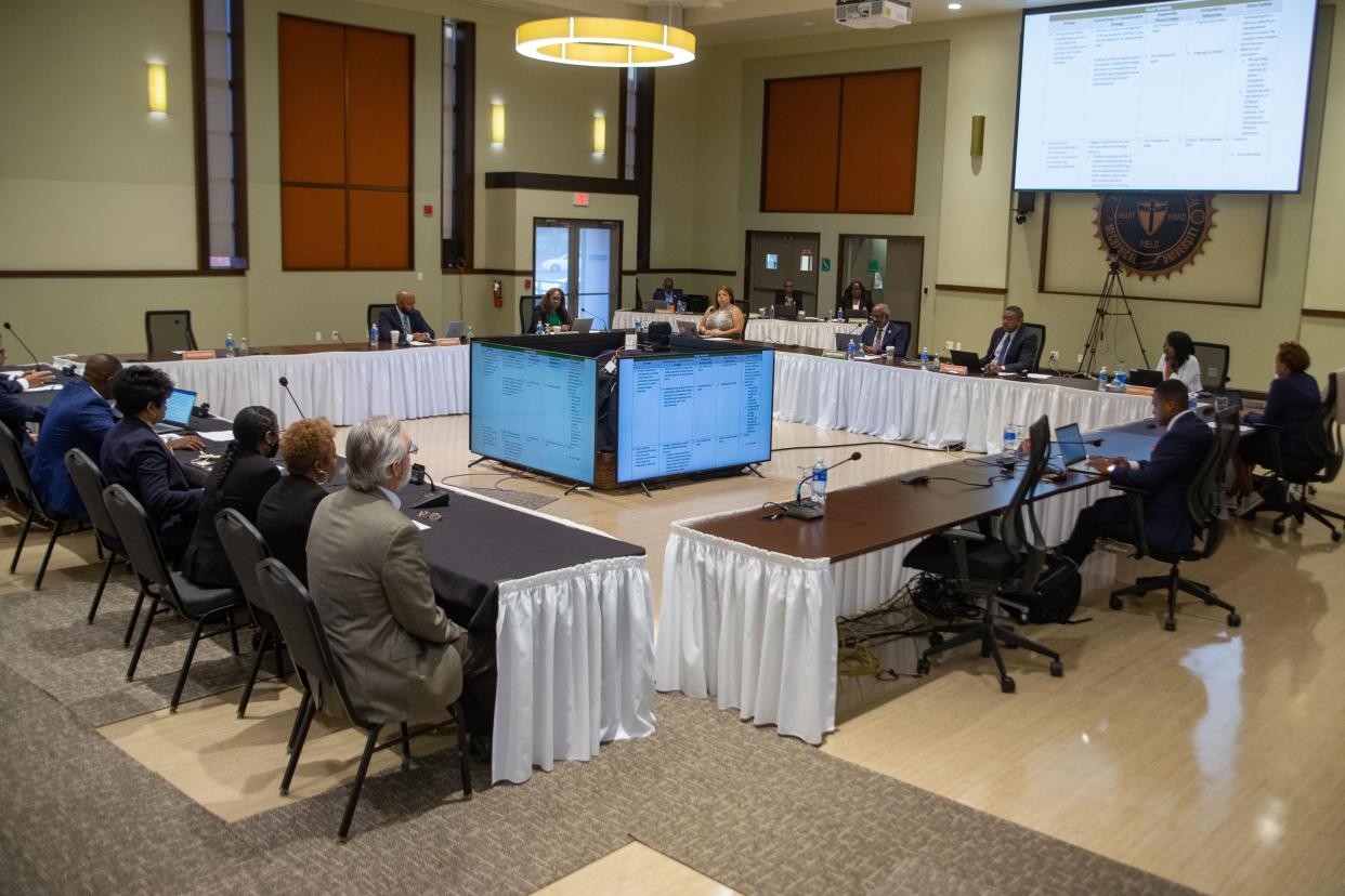 The FAMU Board of Trustees hold a meeting in the Grand Ballroom on Thursday, Oct. 6, 2022.