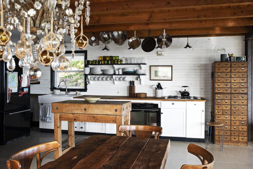 Moody White Kitchen