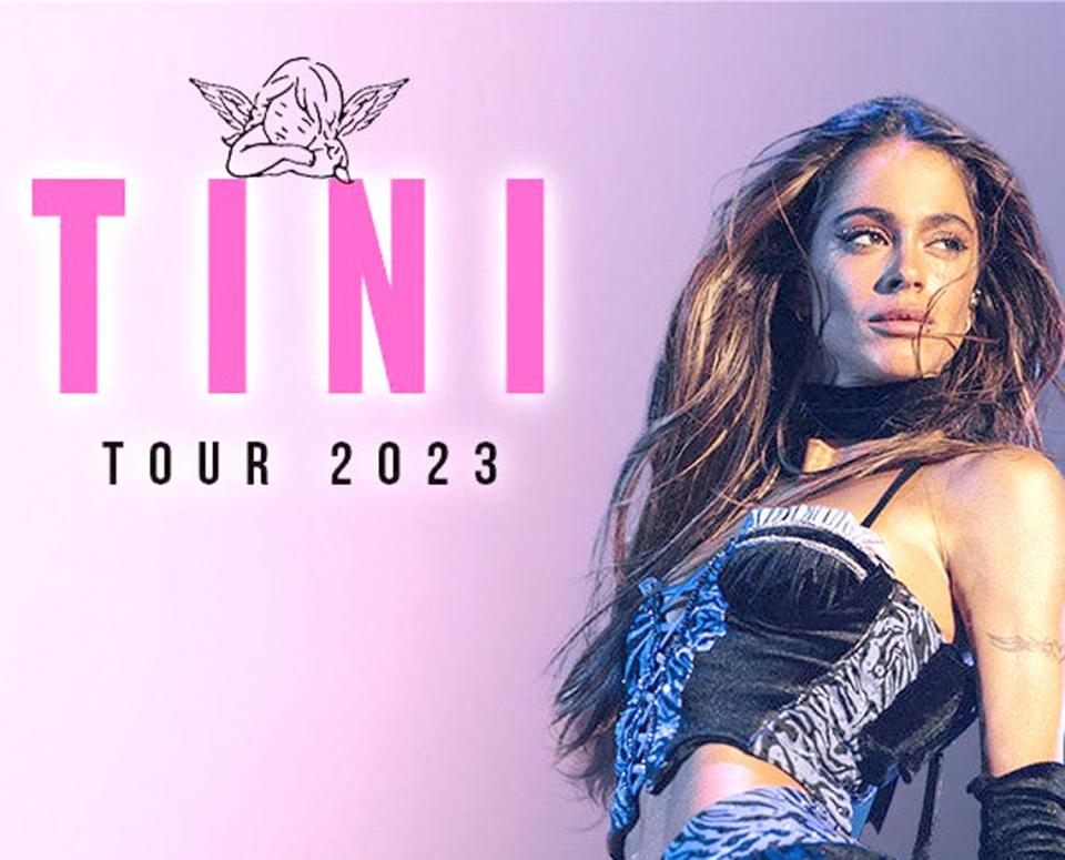 Tini Tour 2023 en el Kaseya Center. Cortesía